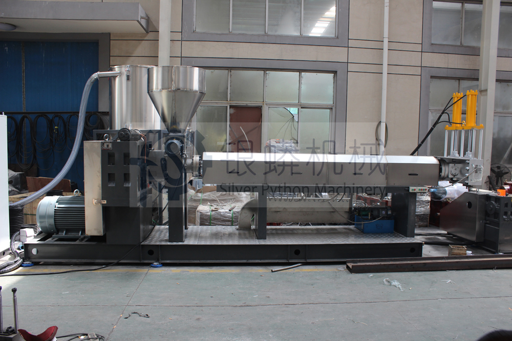 2 stage mother-baby extruder plastic recycling machine